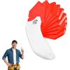 Generico Spatola Multiuso 9 in 1 Per Sigillatura, Raschietto Portatile in Silicone Per Rifiniture, Spatola Pieghevole E Applicatore Per Sigillante, Pieghevole in PP Per Giunti Lisci (1pcs B)