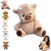 ZVD Peluche Che Corre, Peluche Mucc, Animale di Peluche per Uomini, Forma di Pecora, Decorazione per La Casa, Animale di Pe Luche per Uomini, Bambini e Ragazzi (Vitello - Rosa)