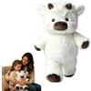 Generico Peluche Che Corre, Pupazzo mucc a che corre, 45cm Cuscino Morbido E Soffice, Bambola Da Collezione A Forma Di Pecora In Stile Cartone Animato, running peluche panda, orso, orsetto, maialino (#02)