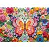 Bullglesup Puzzle per Adulti 1000 Pezzi, Butterfly Flower, si Incastra Perfettamente Lettere sul Retro Senza Polvere, Giocattolo Regalo per Uomini Donne e Anziani (70x 50 cm), poster 1:1