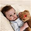 HUYRP Bambole Reborn 18 pollici 45 cm Bambole Neonata Interamente in Silicone Bambole Realistica e Autentica Bambole Realistica