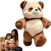 Generico Peluche Che Corre, Pupazzo mucc a che corre, 45cm Cuscino Morbido E Soffice, Bambola Da Collezione A Forma Di Pecora In Stile Cartone Animato, running peluche panda, orso, orsetto, maialino (#10)