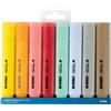 Tratto Evidenziatori Tratto Video Pastel 1-5 mm in busta appendibile da 8 colori pastello assortiti - F83800100