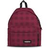 Eastpak Padded Pak'r Zaino 24L (40 x 30 x 18 cm), resistente e idrorepellente, zaino scuola e viaggio leggero con spallacci imbottiti - CHECKER BURGUNDY