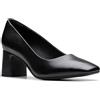 Clarks Originals Fernie Court, Shoe Unisex-Adulto, Pelle Nera, 39 EU