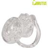 Brutus Airhole Chastity Cage Clear