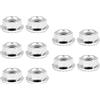 Tbest M10 X 125 Dado M10x125 Dadi Inossidabili Bullone 10mm Flangia Seghettata Ss M10x1 25 M10x125 Scarico M10x1 Filettatura Fine Dadi 10PCS Filettatura Fine Dado Esagonale Dado