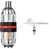 HUBEST Mini filtro dell'aria per aerografo, separatore d'acqua in linea, filtro trappola per olio, si collega ad aerografi e tubi flessibili con filettatura da 1/8 per compressore d'aria connettore