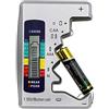 iwobi Digital Universal Battery Tester per batteria a bottone AAA/AA/C/D 1,5 V-9 V Mini Batterie, Colore Casuale