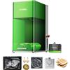 xTool F1 Ultra Incisore Laser Doppio Fibra e Diodo 20W, 10000 mm/s, Macchina Incisione e Taglio per Metallo e Legno, Fotocamera 16MP, Incisione 3D, per uso professionale in ambito commerciale