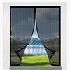CHENMIAO Magnetica Zanzariera per Finestra 52 x 170 cm Varie Taglie, Anti Zanzare Tende Zanzariere Tenda Anti Mosche Apertura e Chiusura Silenziosa, Magneti Potenti per Porta Finestra, Nero