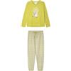Women'secret Long Pyjama Multilicense Nostalgia Petter Rabbit Pigiama, Bianco, XS Donna