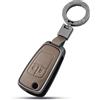 OFF WE GO Cover Chiave Guscio Chiave Auto Copertina in Pelle Custodia per Opel Astra J H Corsa D E Insignia A Zafira B C Mokka X Adam Cascada Meriva B Guscio Chiavi con Portachiavi, Marrone
