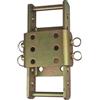 Doblit - Piastra di traino regolabile per Land Rover Hilux Ranger 4x4 (370 mm, zinco dorato)