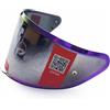 LS2, Visiera per casco moto FF820 RAPID III, Iridio Arcobaleno