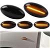 Fouedy Indicatore laterale a LED per parafango dinamico indicatore di direzione per Peu-geot 307 206 207 407 107 1007 108 607 Citro-en C1 C2 C3 C5 Berlingo Jumpy