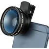 Generic Kit per lenti telefonici-Pacchetto di lenti per fotocamera per smartphone avanzato, set di clip da | Angolo largo, macro, pesce, teleobiettivo, caleidoscopio, obiettivi, attrezzatura