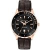 Trussardi T-LOGO Orologio Uomo Automatico in Acciaio, PVD Oro Rosa, Pelle naturale - R2421143001