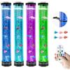 VEVOR Lampada a Tubo a Bolle 16 Colori Lampada Sensoriale a Bolle per Soggiorno 80cm