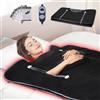 VEVOR Coperta da Sauna Riscaldamento Tessuto Oxford 190x90 cm Controllo della Temperatura & Timer, Coperta per Sauna a Infrarossi Fori per le Braccia 520W 6 Livelli di Temperatura Regolabile 45°C-80°C