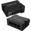 Lanberg Switch Lanberg DIN-GE4-BT-90W 4 porte Gigabit Ethernet Nero [NULAGSW04000003]