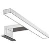 Solupa lampada da specchio LED per bagno FORTUNA - 30CM, 4,8W, 350LM, 220V, 4000K, ABS, IP44 Classe II, non dimmerabile, Installazione a specchio e telaio, luce naturale, 300 mm