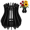 Yibang Vaso per bouquet di fiori Lego, vaso puzzle in legno, puzzle in legno bianco per kit di costruzione di bouquet Lego, per Lego Botanicals, narcisi, girasoli, rose, fiori di ciliegio, tulipani, loto