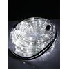 BAKAJI Tubo a led luminoso per natale luci natalizie per esterno e interno impermeabile 20 metri 360 led luce bianco freddo con controller (18 led x Metro)