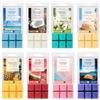 SALKING Estate Set di Tart Profumate Cera per Lampada Profumata, 100% Cera di Soia Naturale, Candela Profumata per Ambienti, set Regalo di Profumi di Cocco, Mojito, Ananas per Vacanze Estive, 8 pz