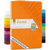 Lavea® Set 2 Lenzuola con Angoli Una Piazza e Mezza 120x200 cm - Microfibra Morbida e Traspirante - Per Materassi fino a 35 cm - Con Elastico Tutto Intorno - Certificato OEKO-TEX - Antracite