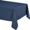 BEAUTEX Elegante tovaglia con naturale effetto lino, tovaglia e runner da tavola Lina, dimensioni e colore a scelta (rettangolare 135x180 cm, blu oceano)