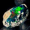 OPAL EMPIRE Opale Nero Naturale Etiopico Grezzo Fire 25,50 Ct 25x16 mm 1 Pietra
