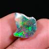 Fuoco opal raw, Etiope black opal rough , Naturale Opal gemstone 6 KT 15x13 MM