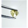 NATURAL ROSE CUT DIAMONDS Cuore Diamante Naturale Rustico 0.24CT Verde Taglio Rosa Per Regalo