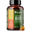 VEGÁGENO Curcuma BIO con Piperina e Zenzero 250 Capsule (Scorta 4 Mesi) con Probiotici