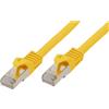 Markenlos Cavo patch RJ45 con cavo CAT 7 grezzo PIMF giallo 15 m