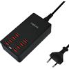 Logilink USB Ladegerät 8 Port, 44W, schwarz