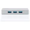 DIGITUS Hub USB Tipo-C a 3 porte (USB 3.0) + PD
