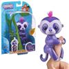 Jazwares Fingerlings Faultier lilla Marge 3752, giocattolo interattivo che reagisce ai rumori, ai movimenti e al tocco