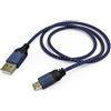 Hama Cavo di ricarica HAMA di alta qualità, per PS4, 2,5 m, nero