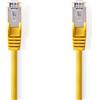 Nedis Cavo di rete CAT5e | SF/UTP | RJ45 maschio | RJ45 maschio | 5,00 m | Rotondo | PVC | Giallo | Sacchetto di plastica