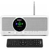 Ferguson Regent i351S - Internetradio WLAN, radio DAB+ con Bluetooth, Spotify Connect, display panoramico, doppia sveglia, app per la gestione delle ferie, trasmettitore Bluetooth