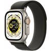 Apple Watch Ultra (2022) | 49 mm | GPS + Cellular | argento | Trail Loop M/L nero/grigio
