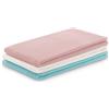 AmeliaHome Set di 3 strofinacci in cotone, 50 x 70 cm, in piqué a nido d'ape, colore rosa