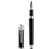 Montegrappa Penna stilografica Zero Caduceus IP Palladium Pennino F
