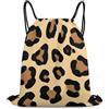 Generic Cool Cheetah Leopard Borsa Sportiva Sacca con Cordoncino Moda Regolabile per Spiaggia Vacanze Escursionismo Borsa Palestra 36X42Cm