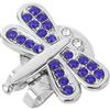 GALPADA Accessorio Clip e Resistente per Leggero per Giocatori di Blu con Segna Forma Libellula Cappello da Golf