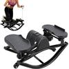 Générique Stepper Oscillante, Macchina Non Laterale Andare e Vire, Attrezzature Fitness Casa con Cinghie Mano per Ginocchia Gambe Fianchi Addome, Allenamento Corpo Completo 15 Minuti, 19.29x10.63x9.06 Pollici