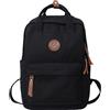 Generico Zaino per e donna Coppia Borsa a tracolla Personalità semplice Zaino di grande capacità Studenti Tempo libero all'aperto (Black One Size)
