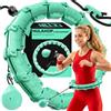 Retoo Smart Hoop - Cerchio per adulti, con palla, 24 nodi, regolabile da 55 a 132 cm, massaggio a 360°, per dimagrire, per bruciare i grassi, per casa, allenamento, intrattenimento, sport